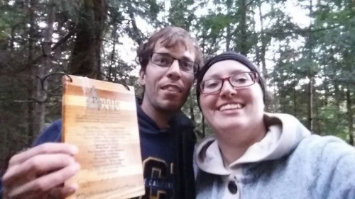 Happy paddle finders in Algonquin Park!
