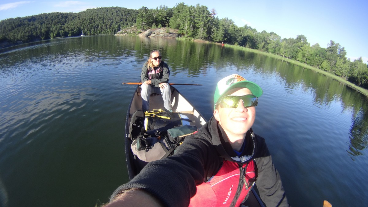 Hailey Canoe Selfie